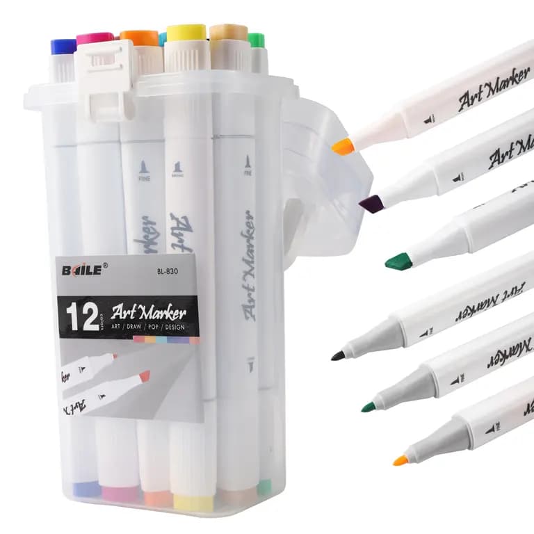 Baile Dual Tip Art Markers 12pc