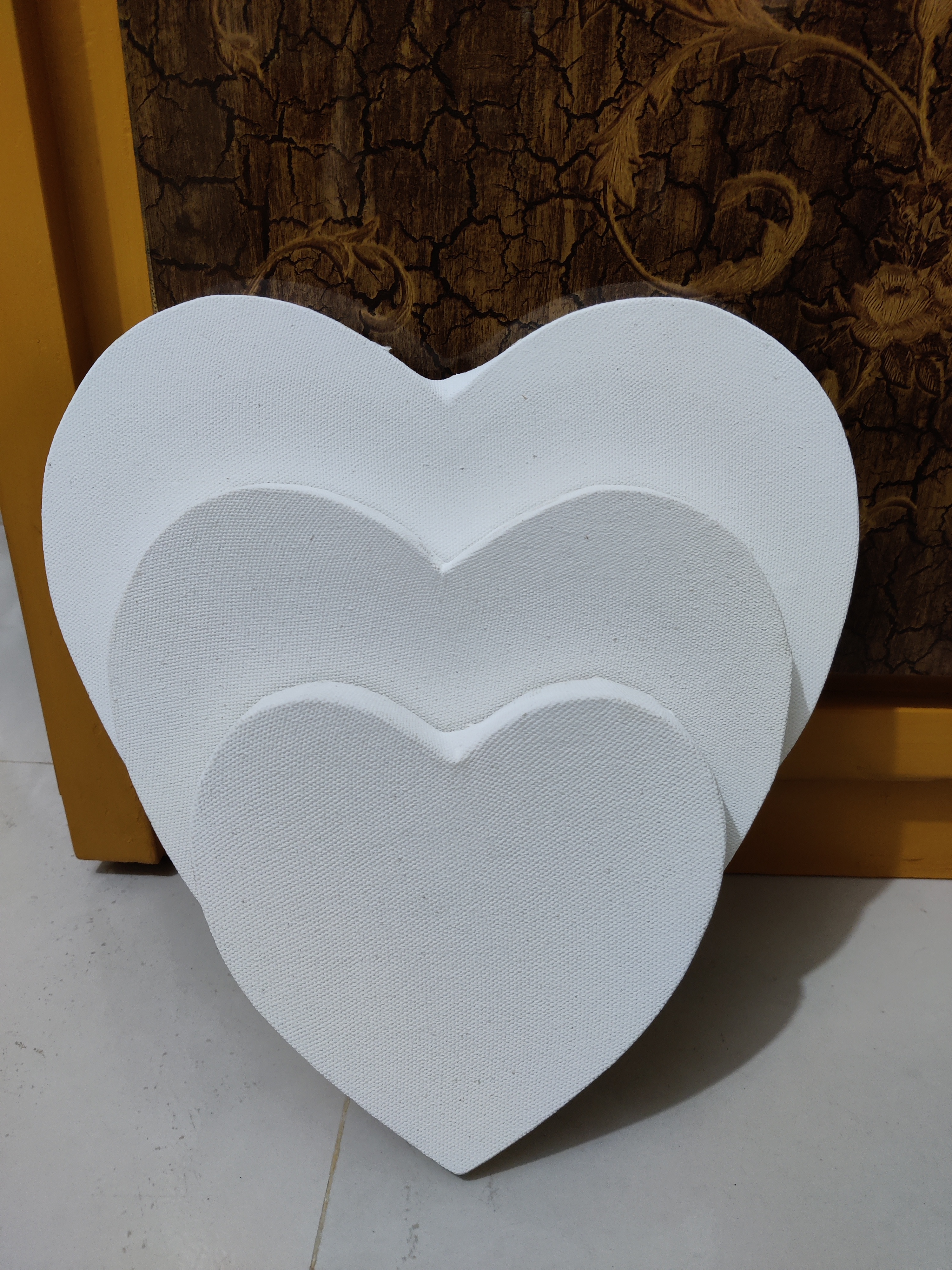 Heart Canvas Combo 3pc (6inc, 8inc, 10inc)