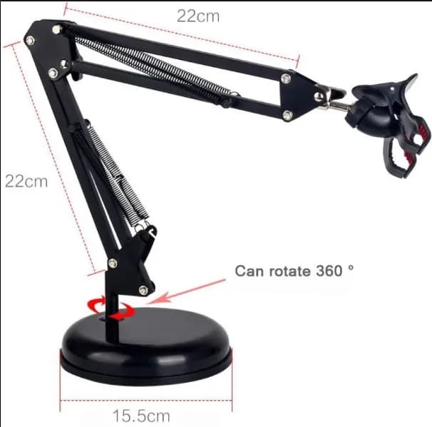 Universal Multifunctional Bracket of Desktop Video Frame Vocal Stents with Phone Bracket