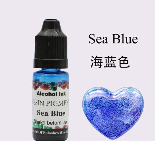 Alcohol ink resin pigment 10ML [ SEA BLUE ]