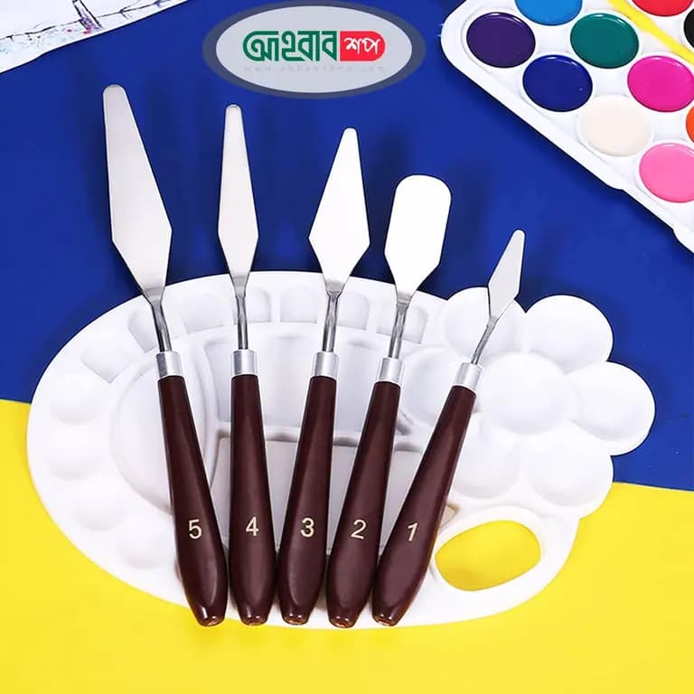 Keep Smiling Artist Palette Knives Set 5pc