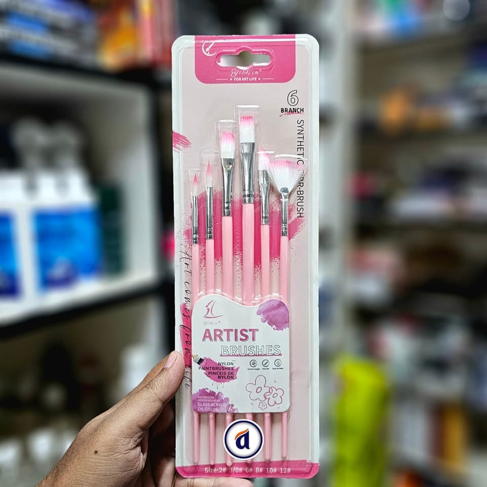 Yixin Artist Mix Brush Set 6pc H-6B