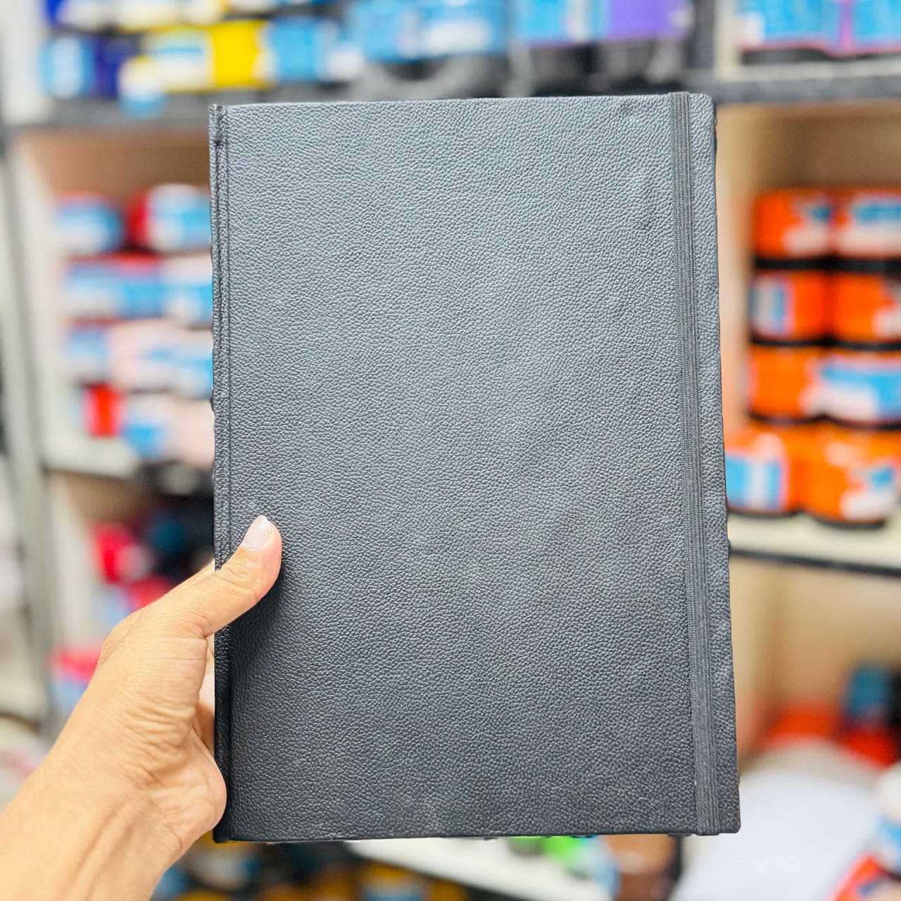 Ahbab Black Leather Pad A4