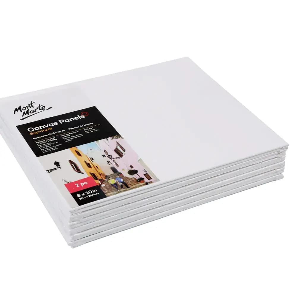 Mont Marte Canvas Panels 2pc 20.4x25.4cm (8x10in)