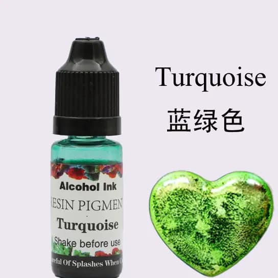 Alcohol ink resin pigment 10ML [ TURQUOISE ]