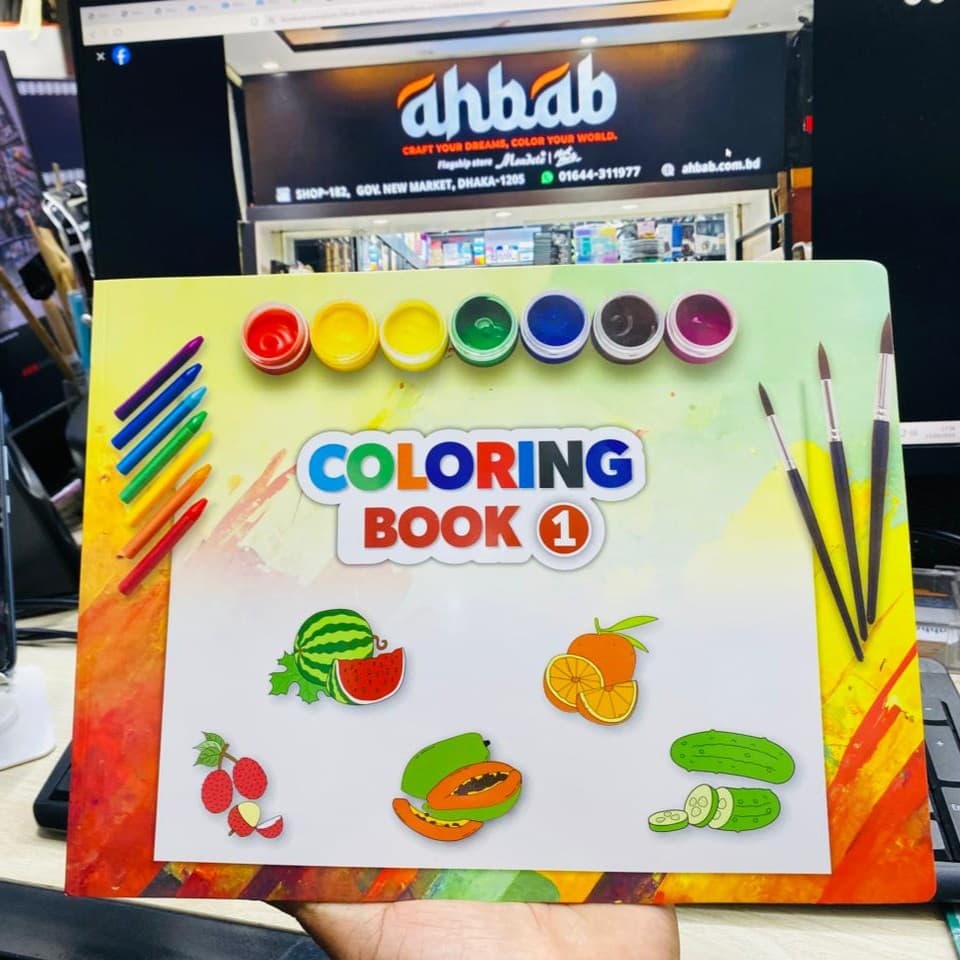 Coloring Drawing Book Fruits 