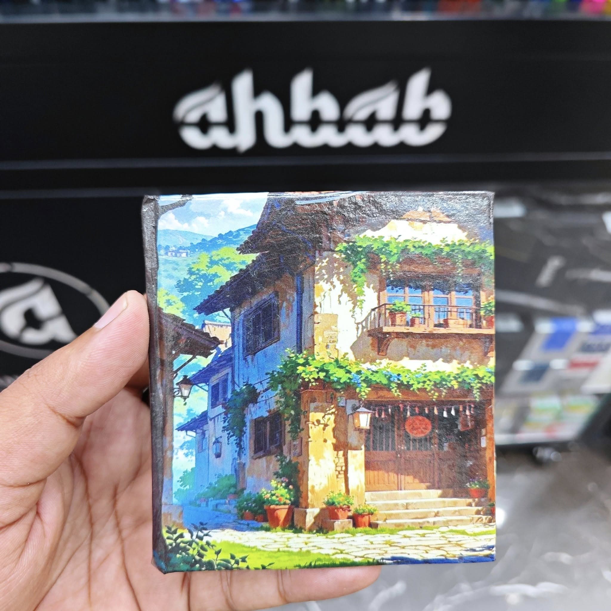 Ahbab Mini Art Pad Village View [SIZE 3.2x3.4 inche]