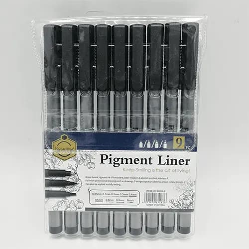 Keep Smiling Pigment Liner Set 9pcs
