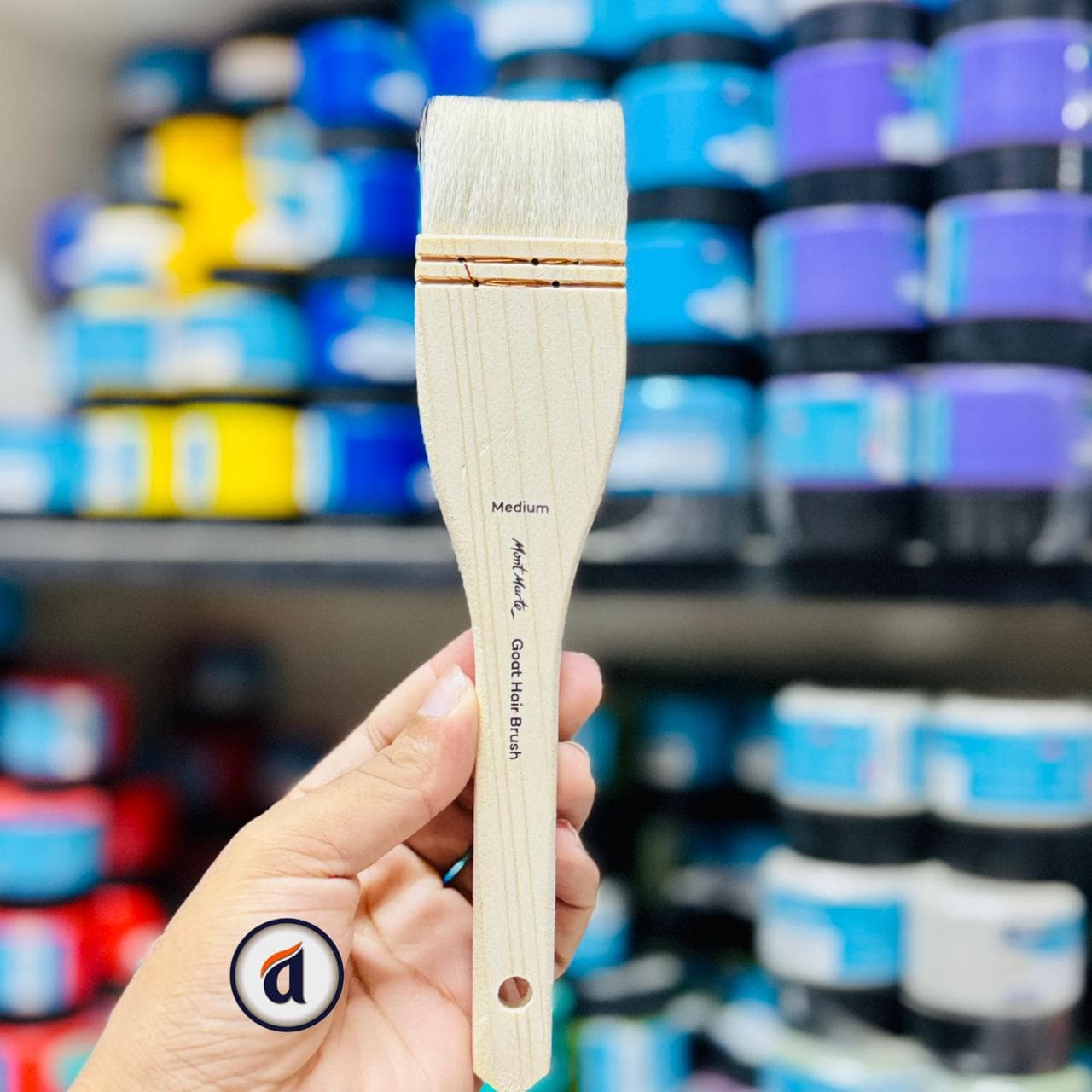 Mont Marte Goat Hair Brush 50mm