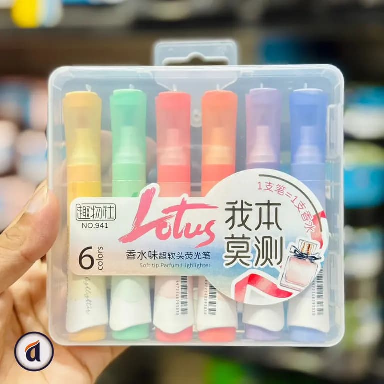 Soft Tip Parfum Highlighter Set 6 Colour No.941	