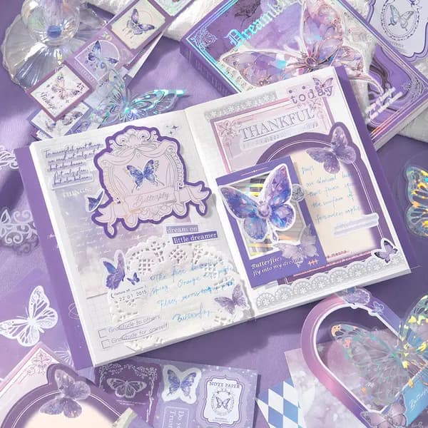 Butterfly Dreams Box journaling kit set Design-1