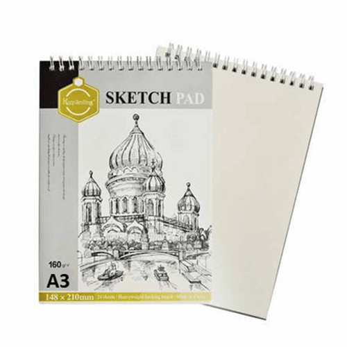 Keep Smiling Sketch Pad A3 160 GSM Acid free 24Sheets